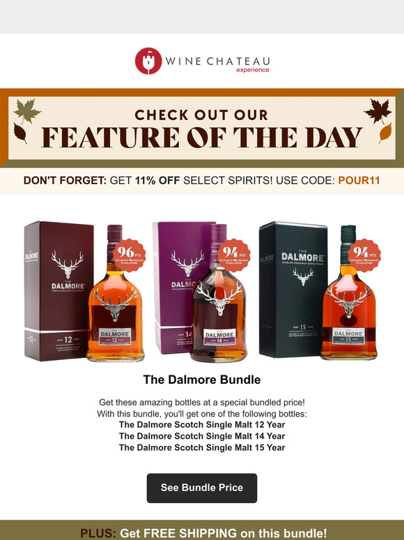 Bundle Up with this amazing Dalmore Bundle! 🥃