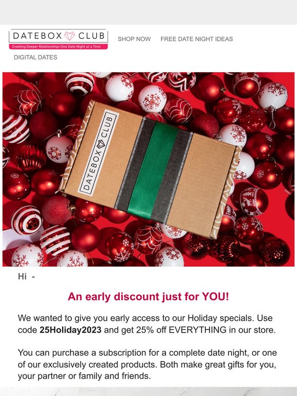 Holiday Deal Are Here Early!