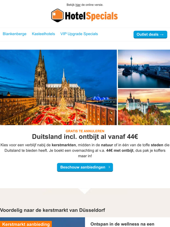 Duitsland incl. ontbijt al vanaf 44€