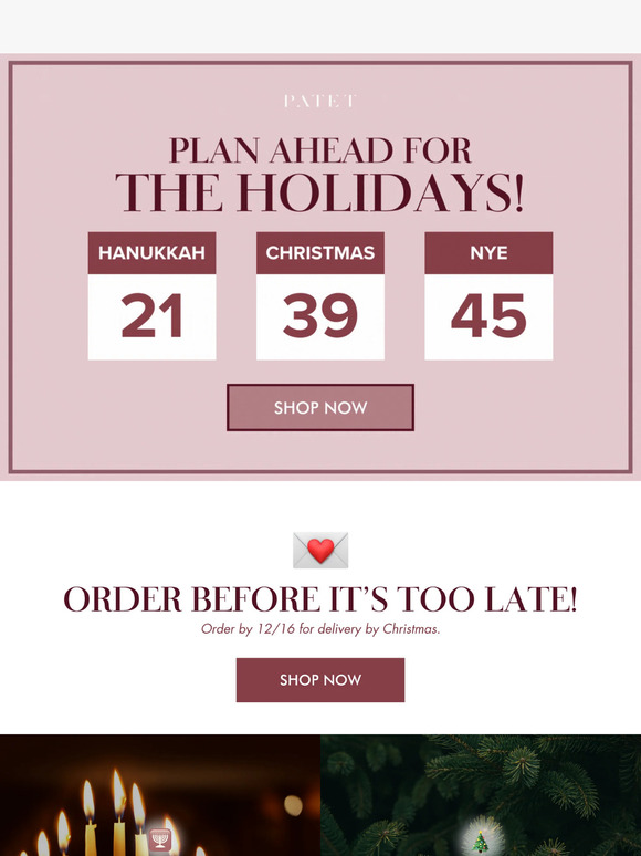 CLOCK IS TICKING: Holiday Shipping Deadlines 📦🎄