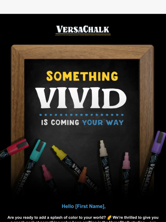🎨 Get Ready to Unleash Your Creativity with VersaChalk!