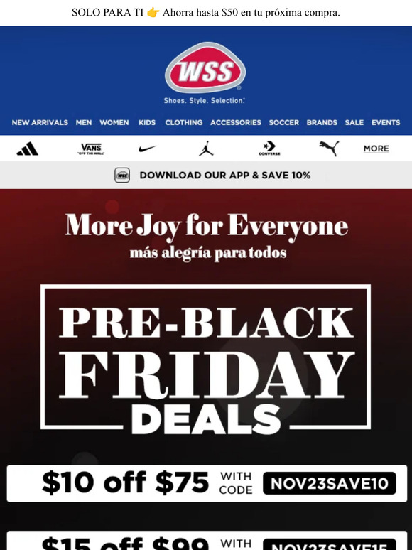 JUST FOR YOU 👉 Save up to $50 on your next purchase.