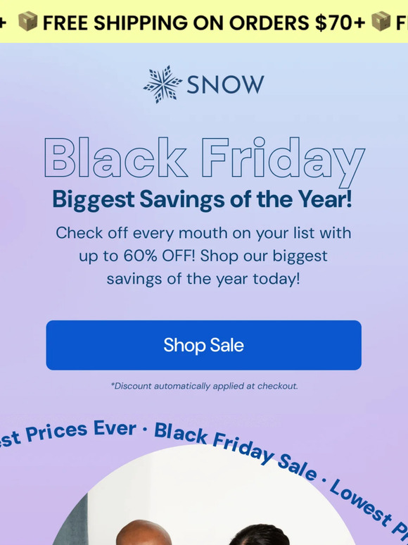 Bigger Savings = Bigger Smiles 😁❄️