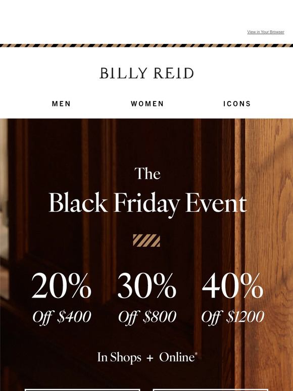 Black Friday Starts NOW