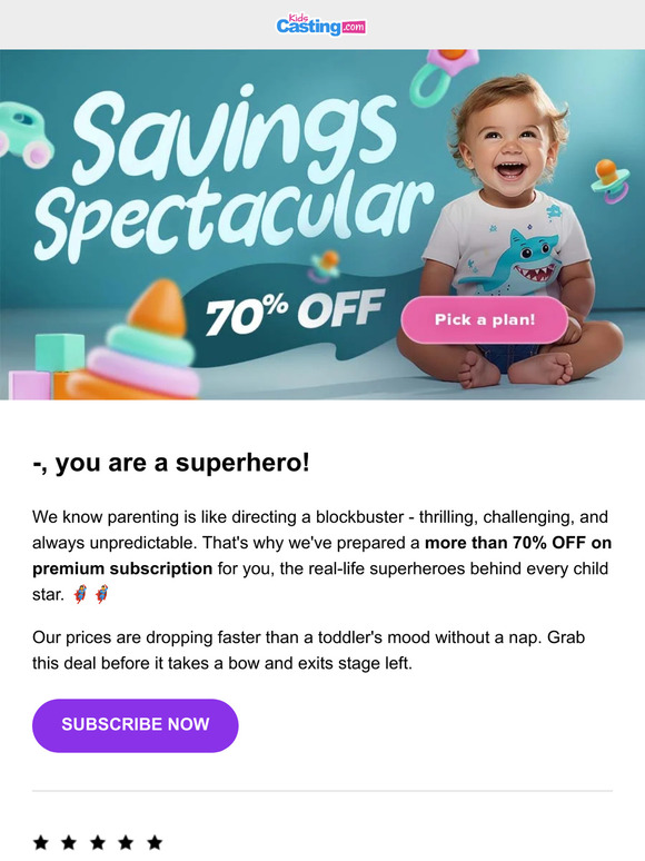 Limited Time Sale: 70% OFF