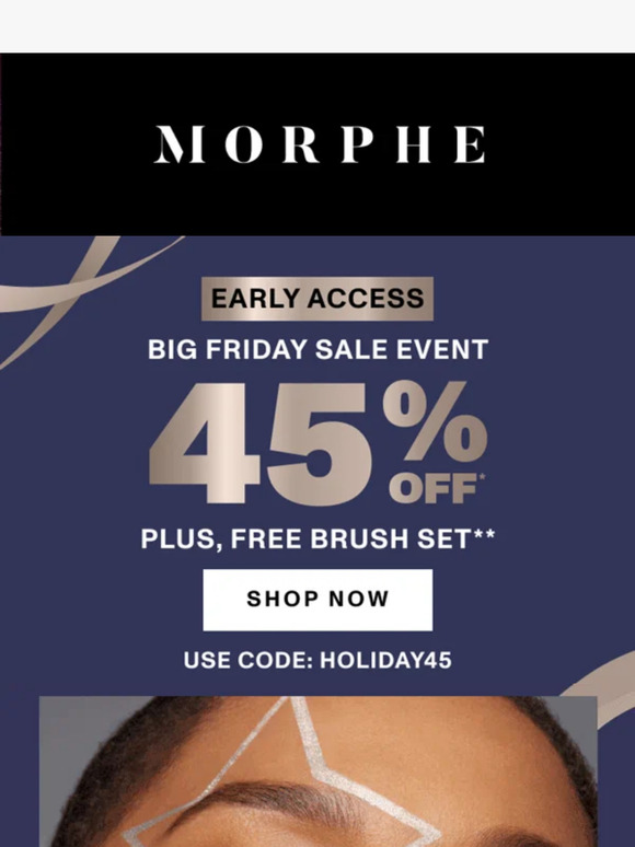 45% off. You’re invited to shop first.