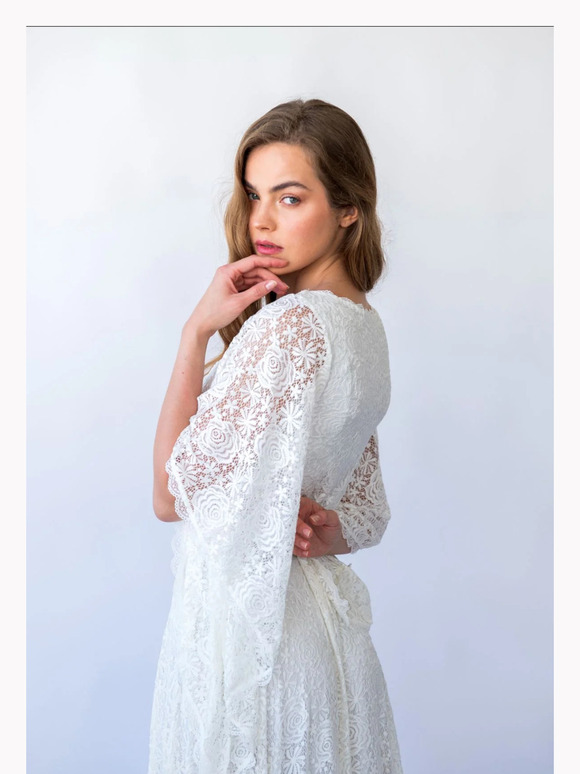 Unveil the Magic of Winter with Our New Boho Wedding Dresses
