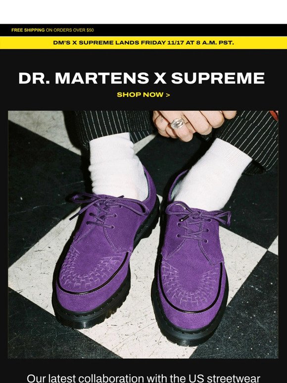 Dr. Martens x Supreme