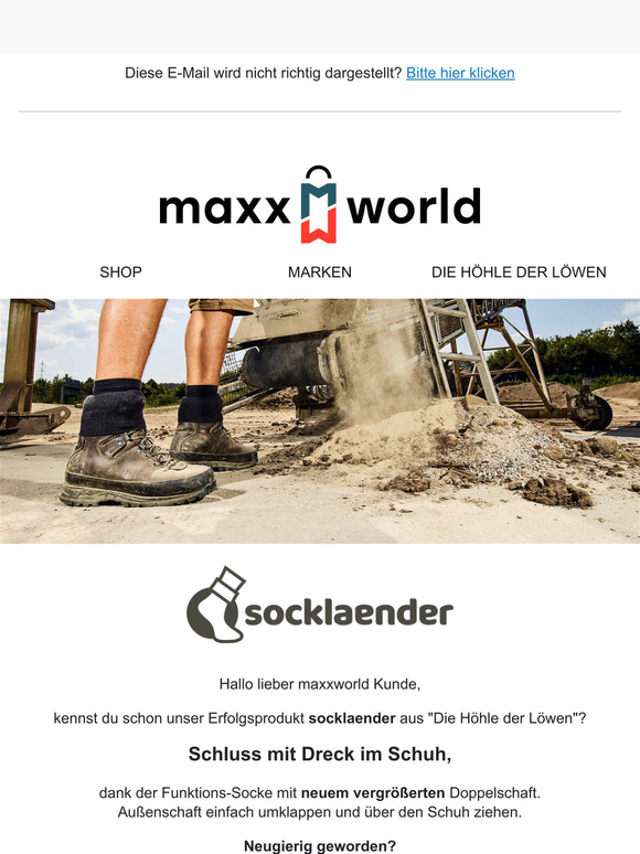 socklaender - Neues Modell der beliebten Funktions-Socke aus "Die Höhle der Löwen"