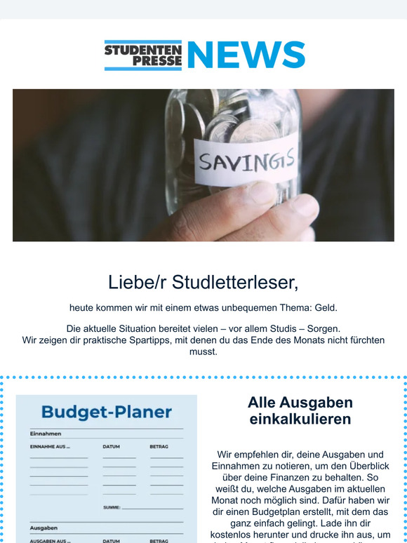 💰 Geld sparen als Student: Tipps und Tricks 💸