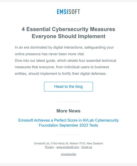 4 Essential Cybersecurity Measures Everyone Should Implement