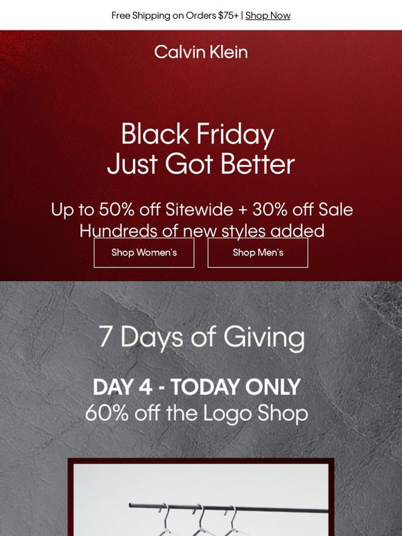 Today Only – 60% off the Logo Shop Exclusively Online