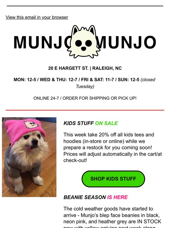 Munjo is for the Children 👀