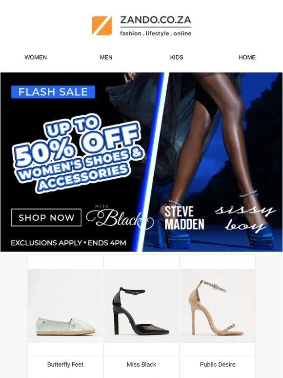 👠👜 Step up to this Flash Sale ⚡ Women's Shoes & Accessories