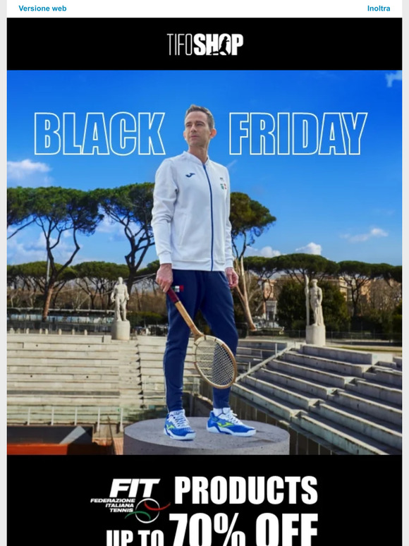 Black Friday | prodotti FIT fino al -70%