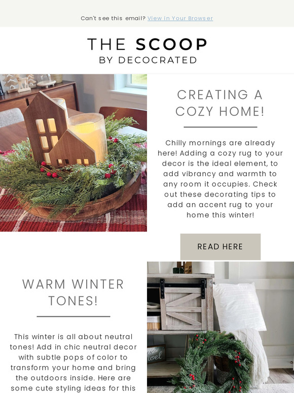 Get in the cozy spirit!