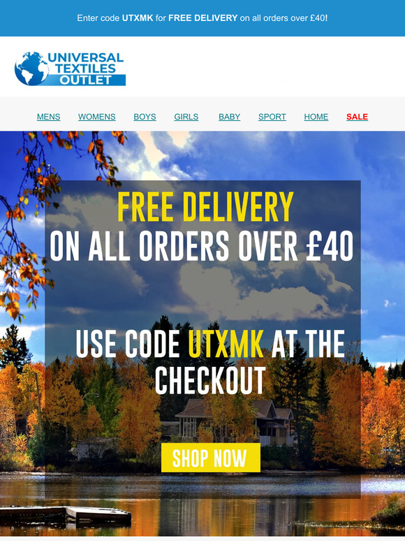 🍂 Hey , HURRY! Free Delivery On EVERYTHING Ends TOMORROW! 🍂