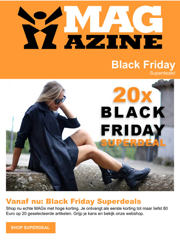 Vanaf nu: Black Friday Superdeals