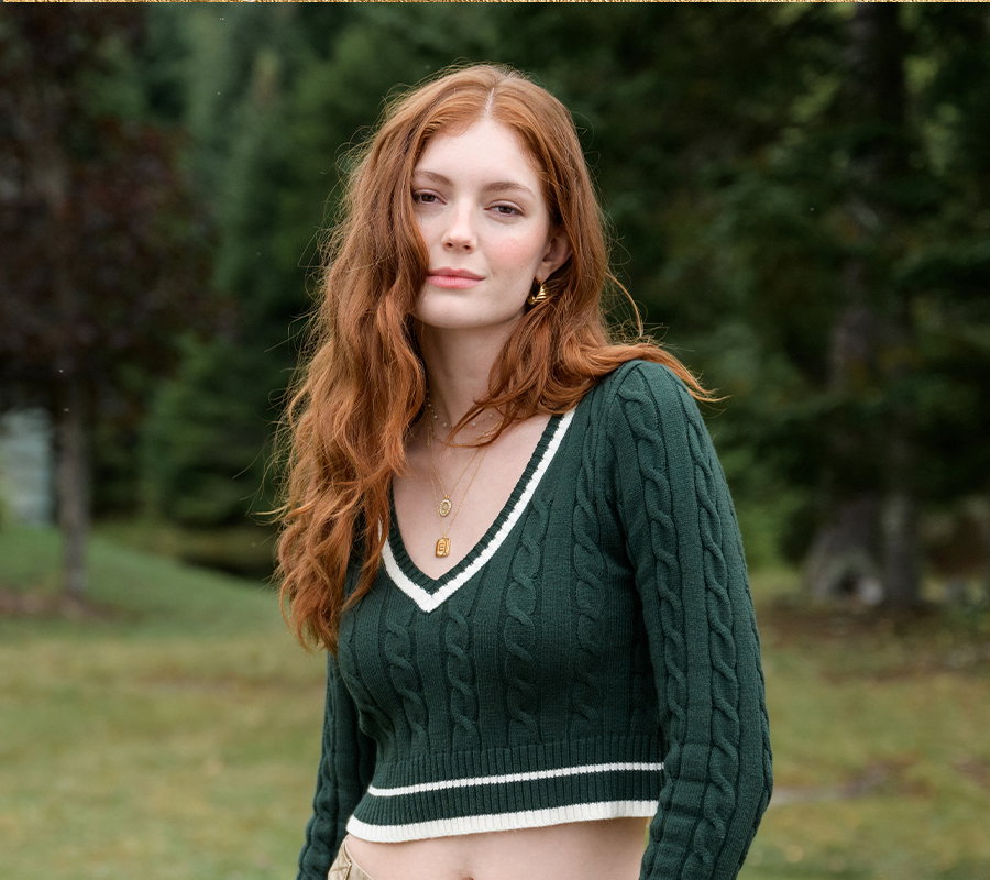 The Caite Cropped Sweater