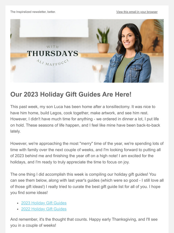 Our 2023 Holiday Gift Guides Are Here! 🎁