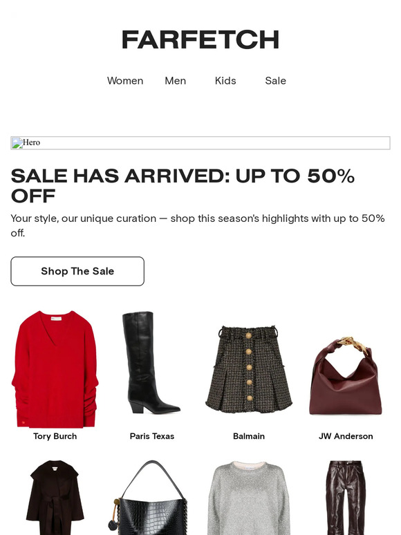 Sale is here: get up to 50% off now