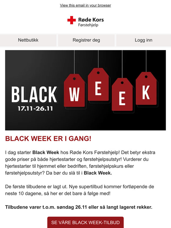 🖤⏳BLACK WEEK er endelig i gang!⏳🖤