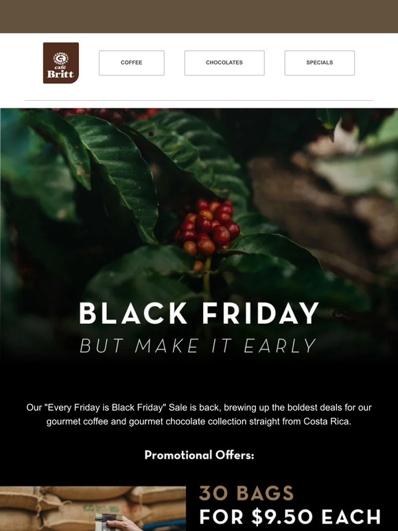 Costa black best sale friday deals