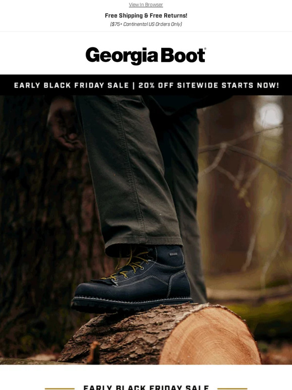 georgia boots black friday