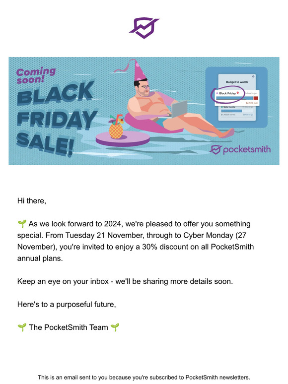 Black Friday Sale: The Journey Begins Soon!