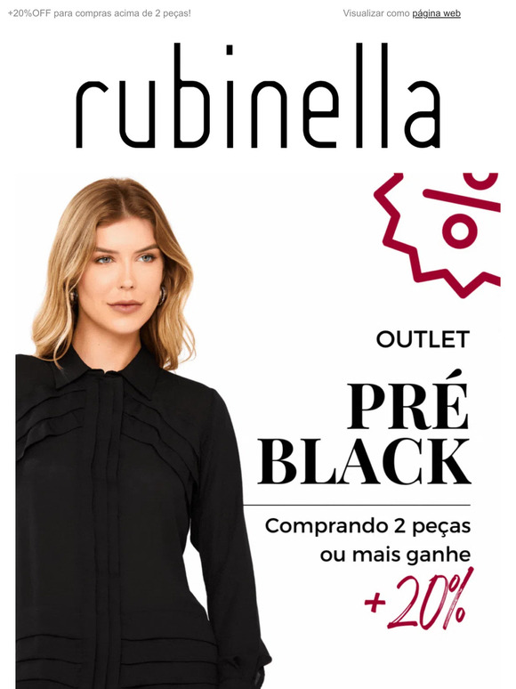 Garanta a sua peça! OUTLET 🔥