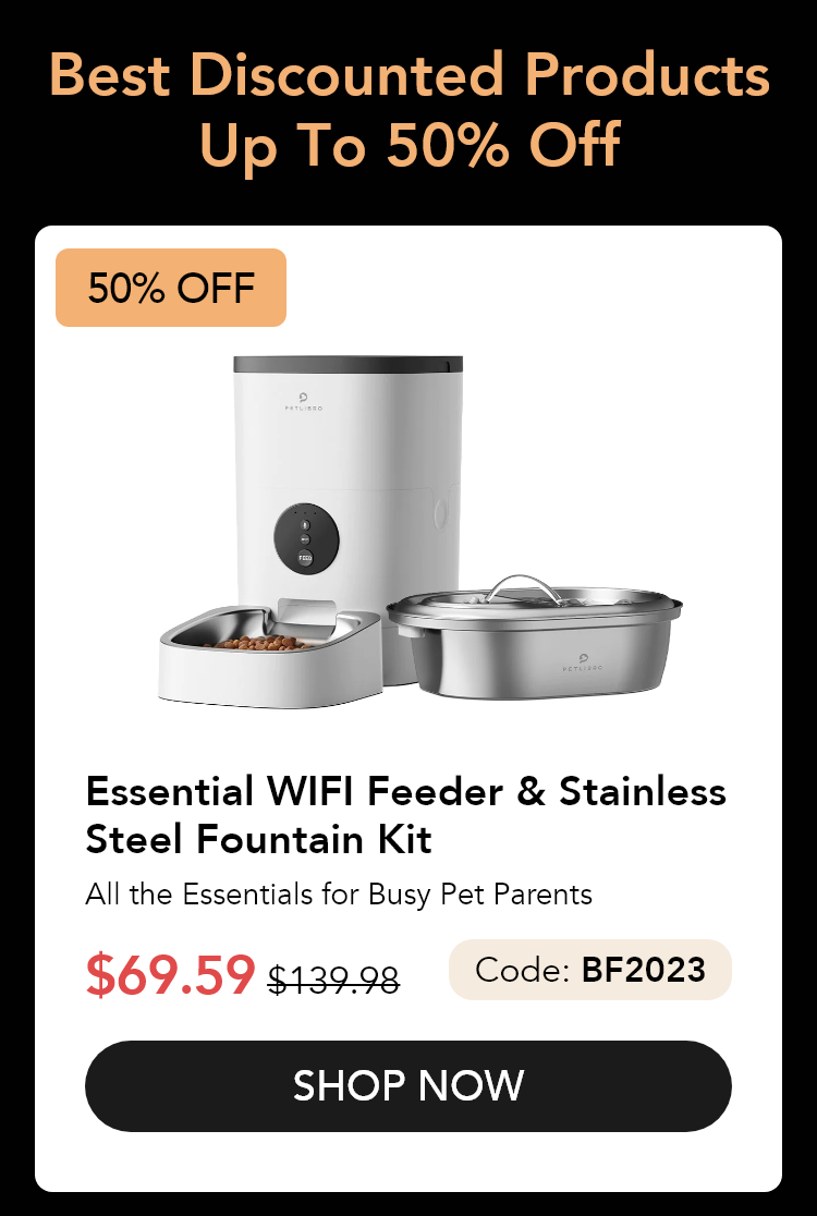 50% Off: Essential WIFI Feeder & Stainless Steel Kit