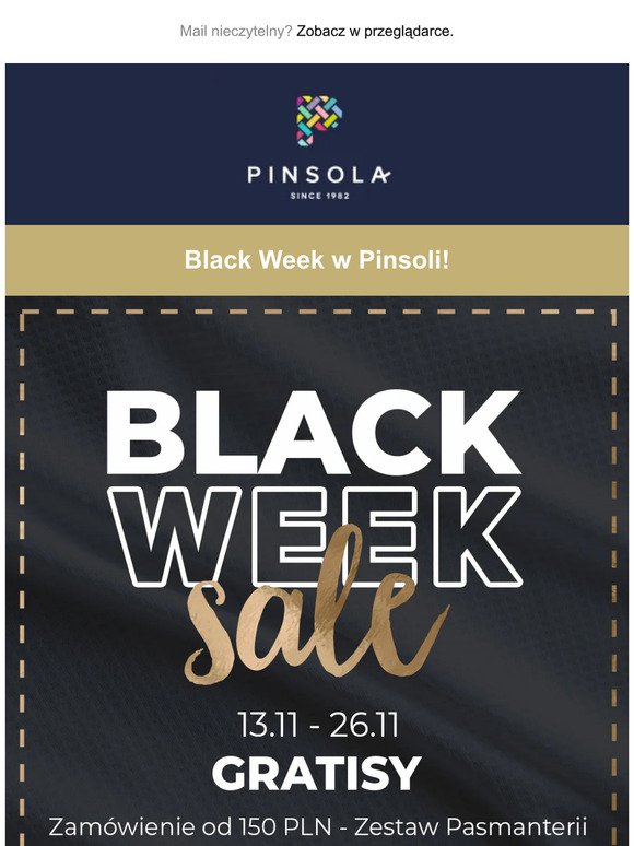 Black Week w Pinsoli!