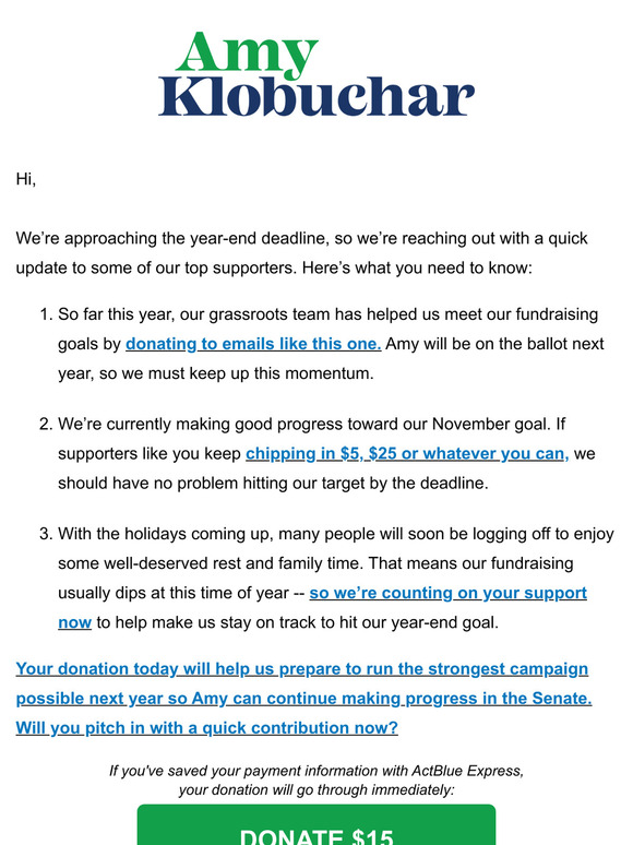 We’re counting on your support now