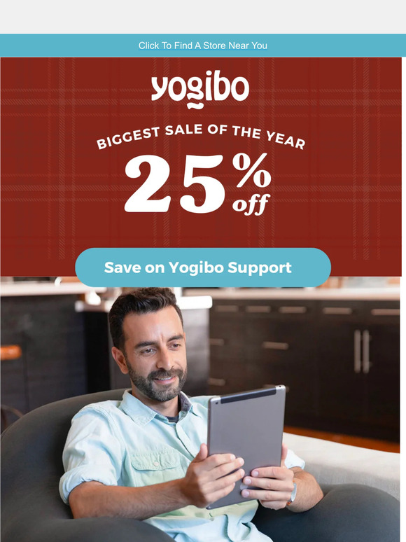 Yogibo Our UShaped Pillow is Selling Out Milled