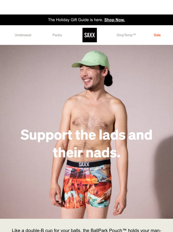 Saxx Underwear Support ball kind this Men s Health Awareness