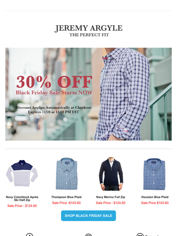 30% OFF for Black Friday Starts NOW!