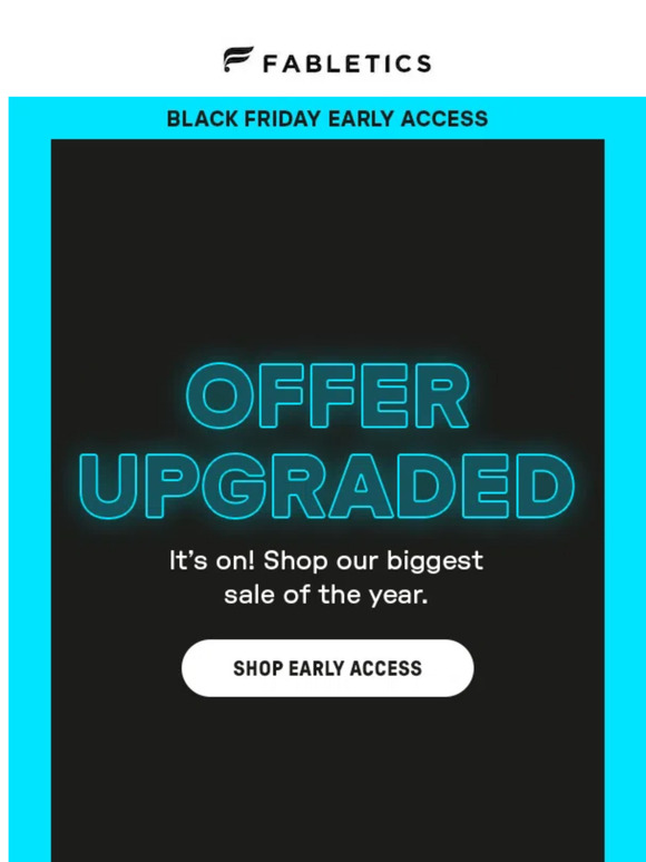 Black Friday has entered the chat...