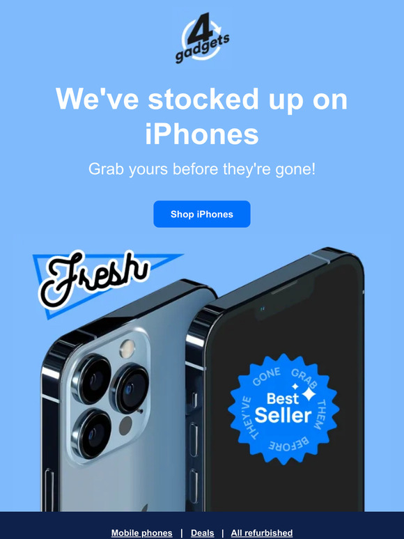 iPhone stock has landed! 📱 See our Christmas Sale for more deals...