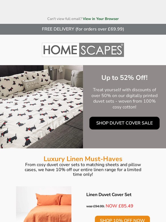 Treat Your Bed to Luxury - up 52% Off! ✨