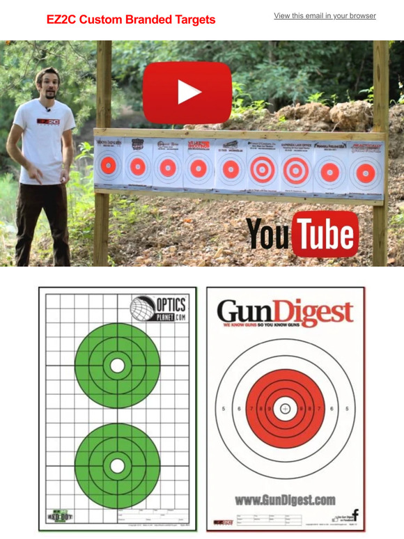 💯Hit the Bullseye of Branding with EZ2C Targets!