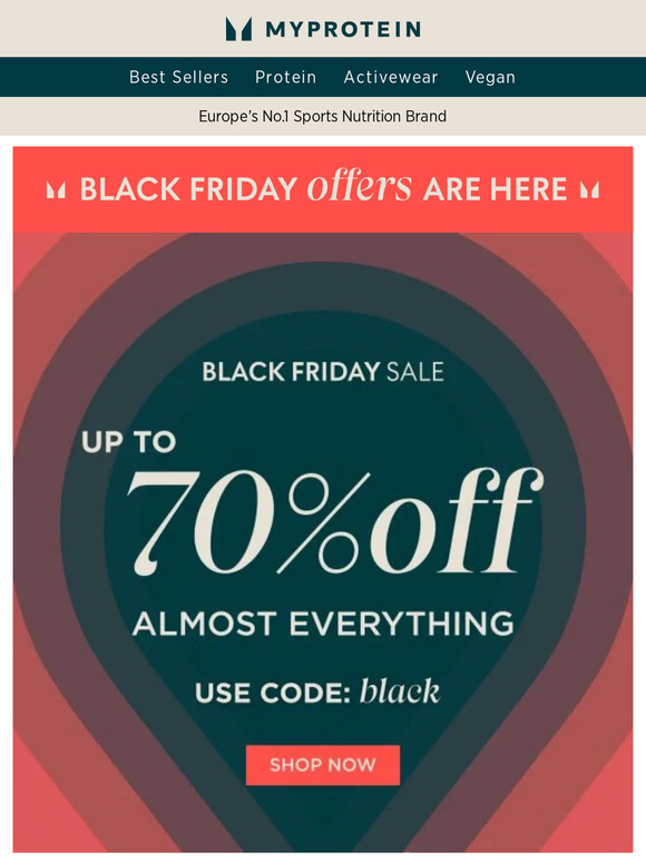 Black Friday deals are here: Up to 70% off everything