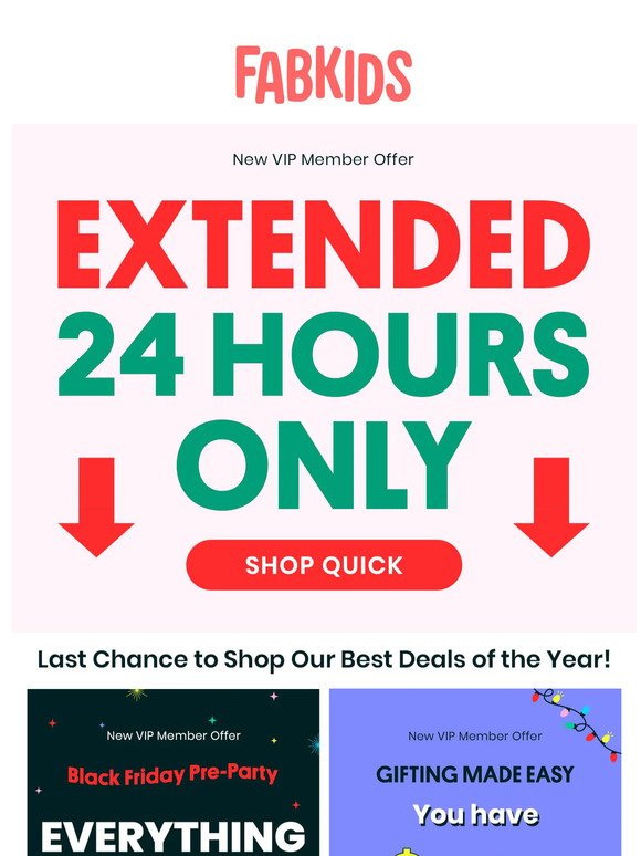 Last notice: 24 more hours of sale