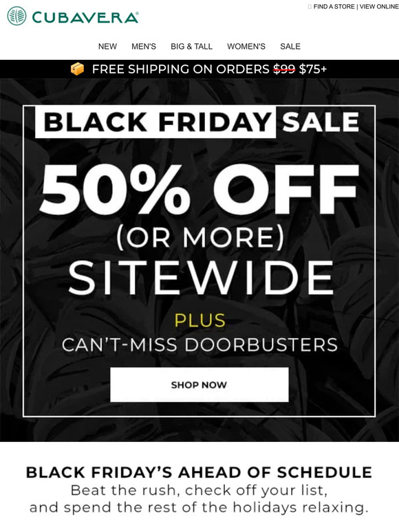 🏴 THE BLACK FRIDAY SALE IS HERE!