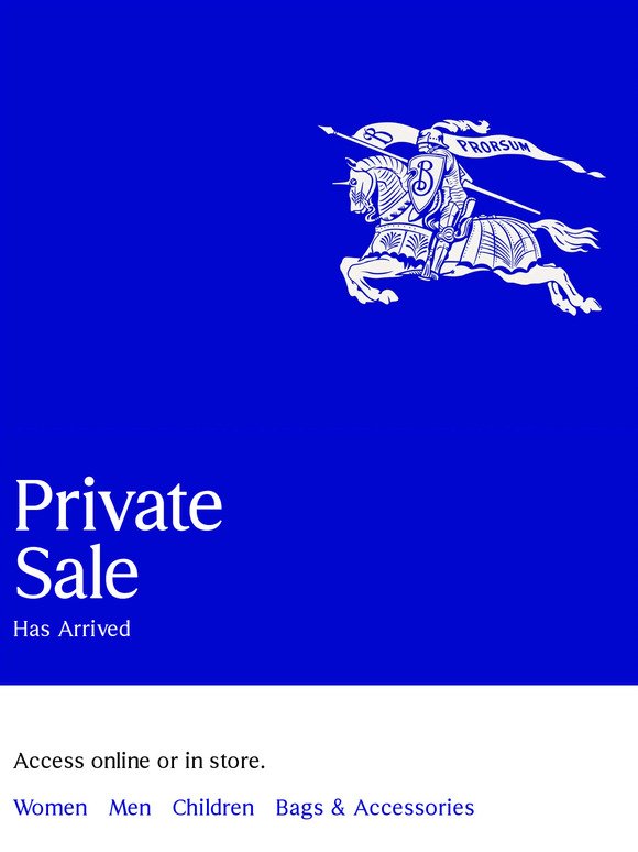 Private Sale is here