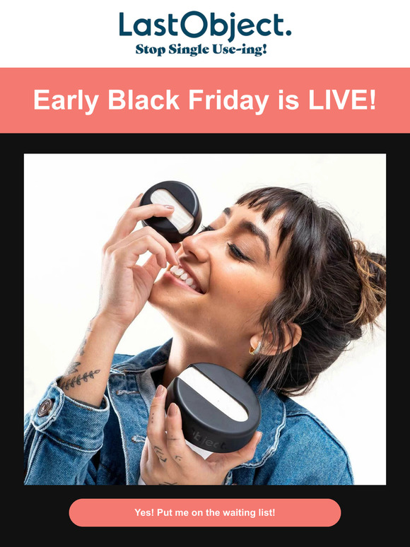 Early Black Friday is LIVE!