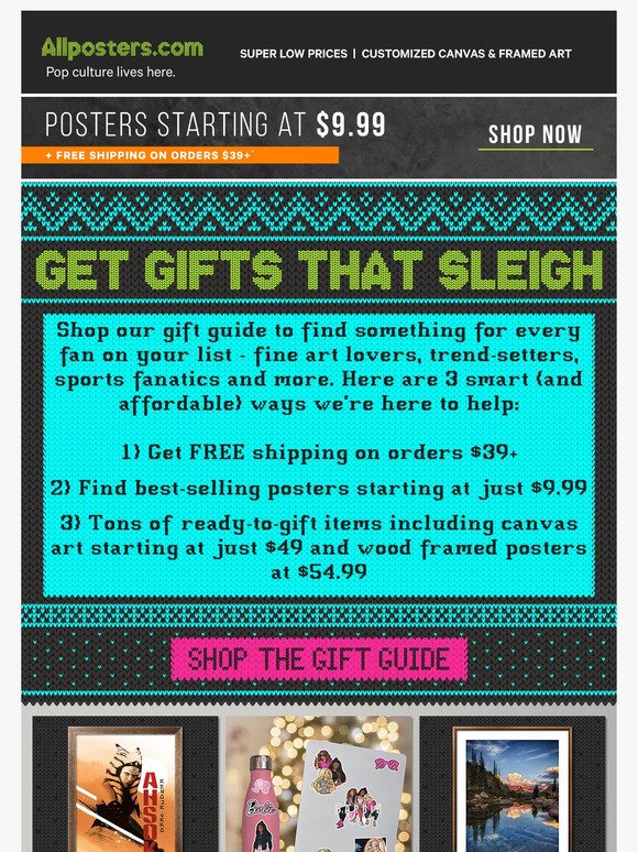 🛷 Get gift ideas that sleigh