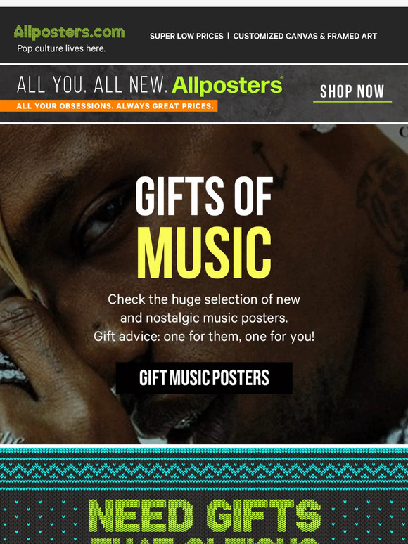 🎶 Fill your house with music posters!
