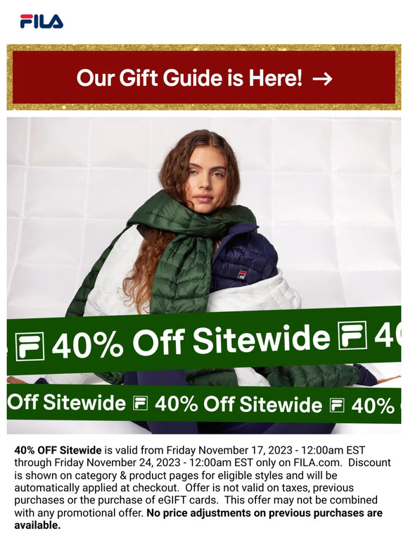 40% Off Sitewide!