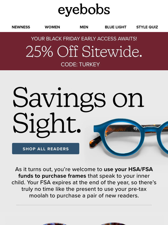 Did you know you can buy frames with HSA/FSA funds?