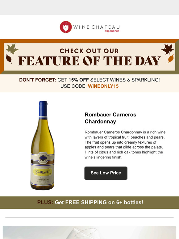 Rated the "Best of all California Chardonnays" ✨